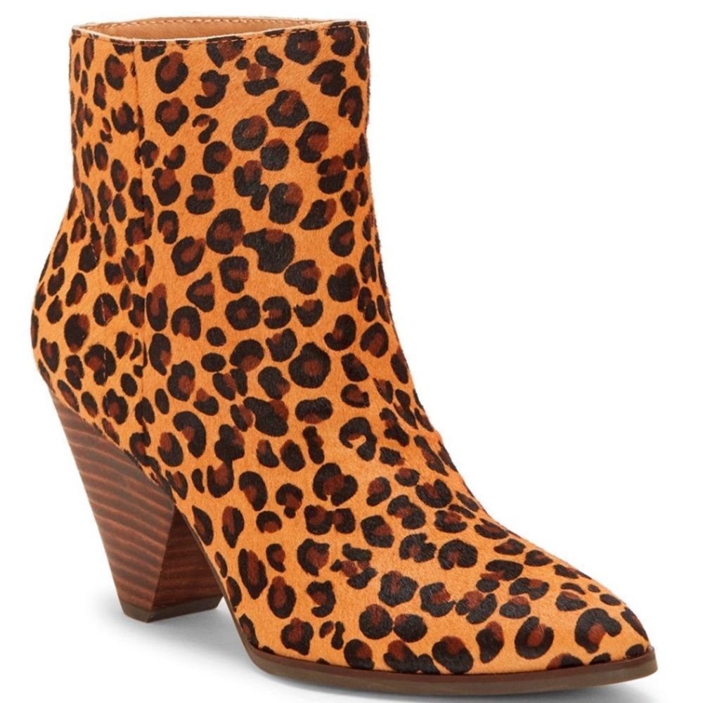 Lucky Brand Munise Leopard Booties Size 7.5 NWT - Picture 2 of 7